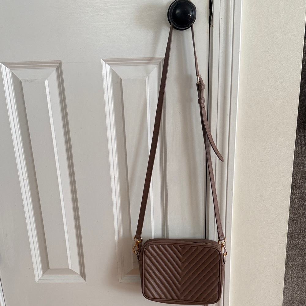 Quince Quilted Crossbody Bag